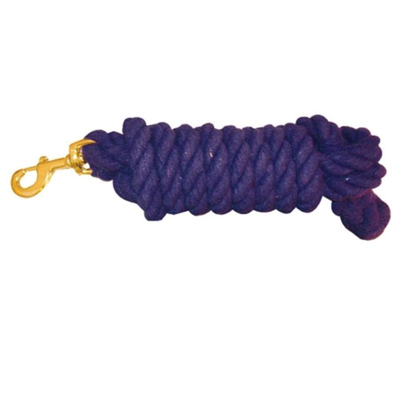 Cotton Lead Rope With Brass Snap - Image 6