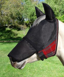 Alternative view of 90% UViator Fly Mask CatchMask Ears and Nose