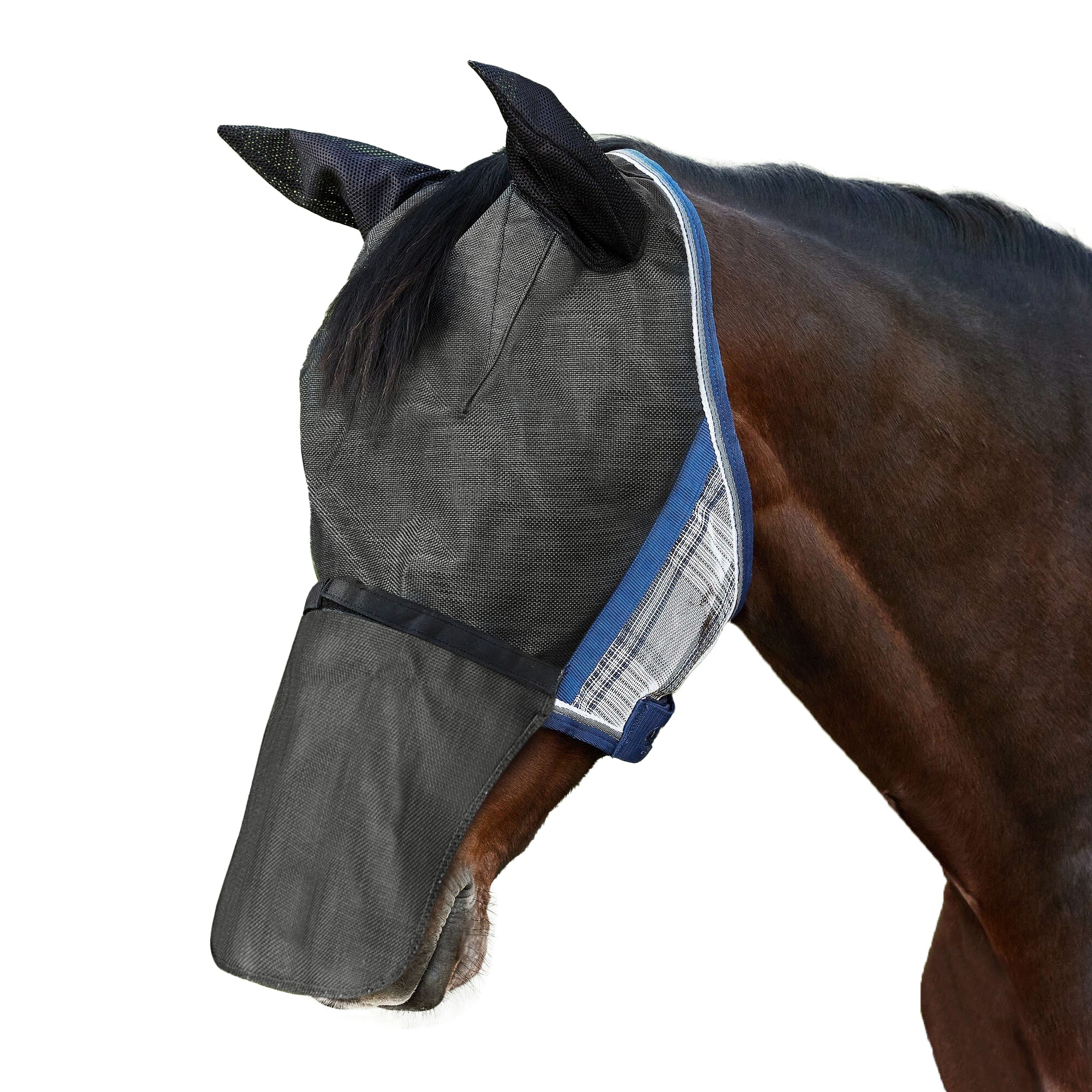 90% UViator Fly Mask CatchMask Ears and Nose - Image 8