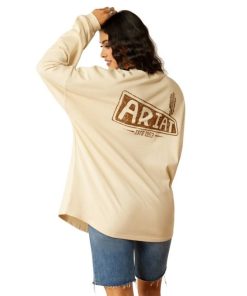 Ariat Womens Canvas Oversized Tee