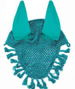 Alternative view of Horse Fare Crochet Ear Net with Tassels