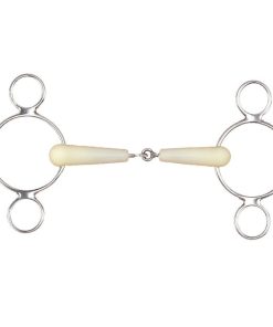 Happy Mouth Jointed 2-Ring Gag Bit