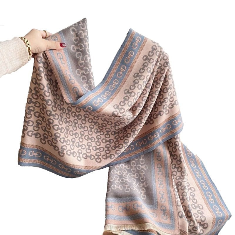 AWST Snaffle Bit Acrylic Cashmere Scarf - Image 2