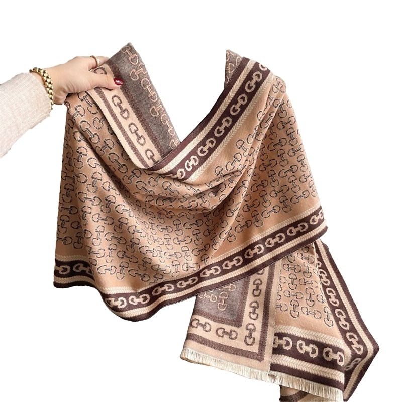 AWST Snaffle Bit Acrylic Cashmere Scarf