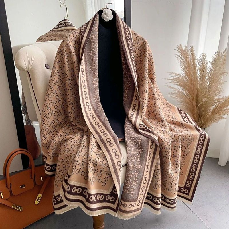 AWST Snaffle Bit Acrylic Cashmere Scarf - Image 3