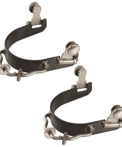 Jacks Bumper Spurs with Rowel Sold in Pairs Black