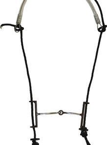 Antique Sliding Gag Square Snaffle Bit 5.125