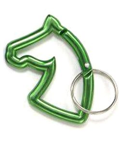 Alternative view of Gift Corral Horsehead Carbiner Keychain