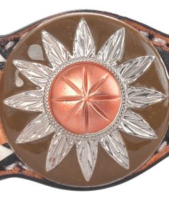 Alternative view of Circle Y White Daisy Filigree Browband Headstall