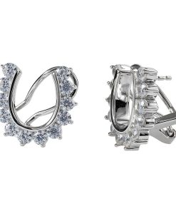Kelly Herd French Clip/PostBack Horseshoe Earrings