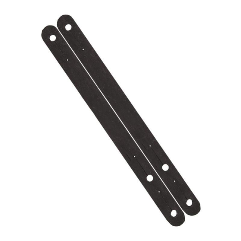 Black Rubber Spur Keeper Heel Straps - Image 2