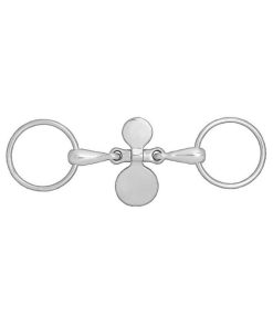 Horze Spoon Mouth Loose Ring Snaffle Bit