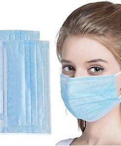 Hygienic 3-Layer Filter Surgical Masks Blue