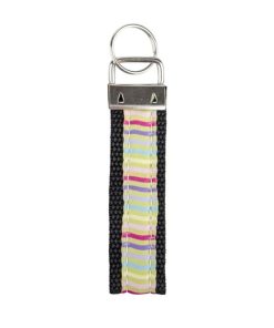 Gatsby Ribbon Key Fob Keychain