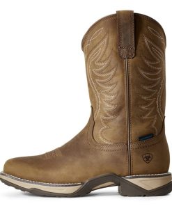 Alternative view of Ariat Ladies Anthem H2O Sq Toe Brown Boots