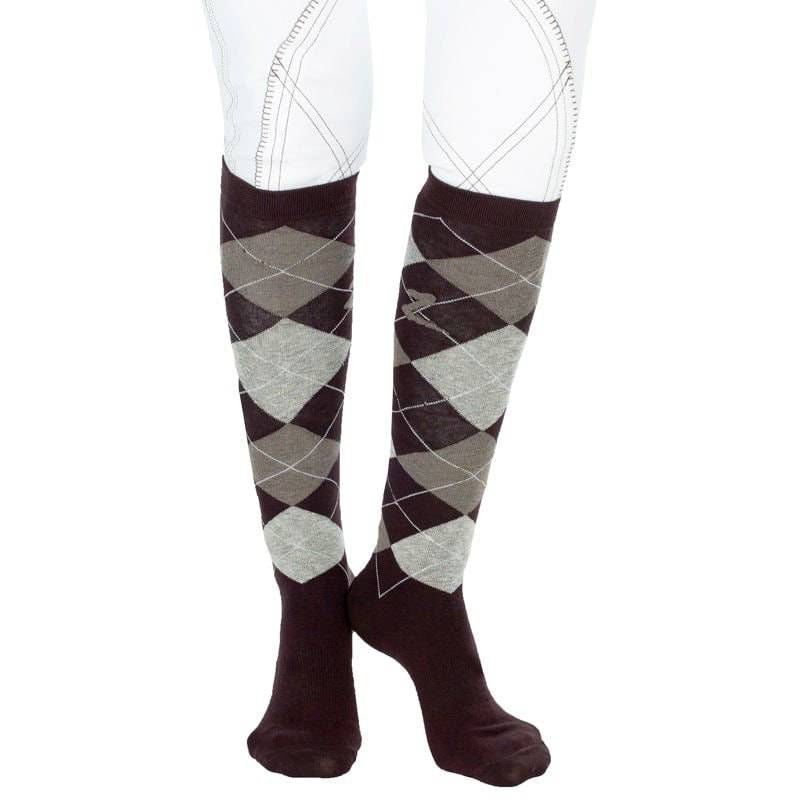 Horze Ladies Holly Argyle Socks - Image 2