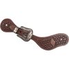 Cashel Diamond Spur Straps Sold as Pair Chestnut