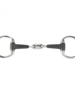 Horze Rubber Oval Link Eggbutt Snaffle Bit
