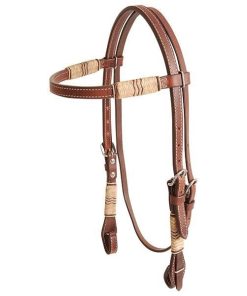 Cashel Rawhide Trimmed Browband Headstall