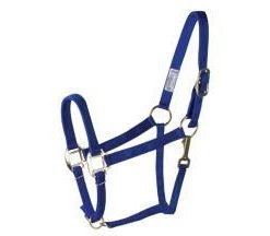 Deluxe 3-Ply Adjustable Nylon Halter with Snap