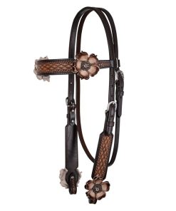 Circle Y Dusty Rose Vintage BBand Headstall