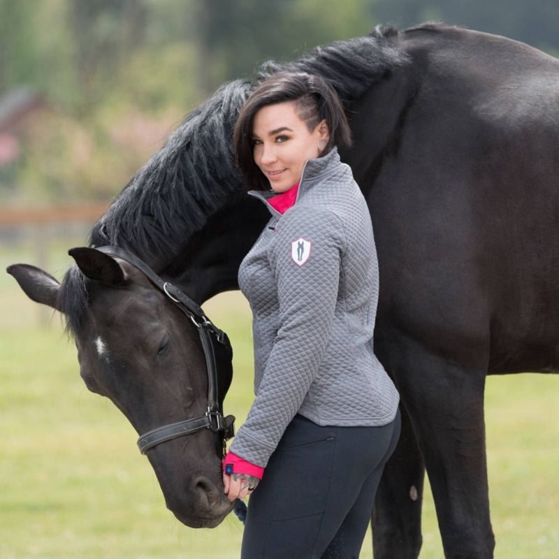 Irideon Ladies AirLoft Pullover X-Large Black/Vivi - Image 2