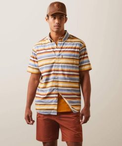 Ariat Mens Sunset Serape Stretch Modern Fit Shirt