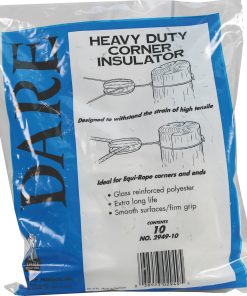Hi-Tensile Corner And End Insulator 10 Pack White