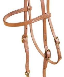 Browband Single Ply Training Headstall 5/8in Bk/Gy