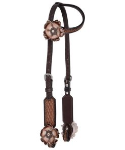 Circle Y Dusty Rose Vintage OneEar Headstall