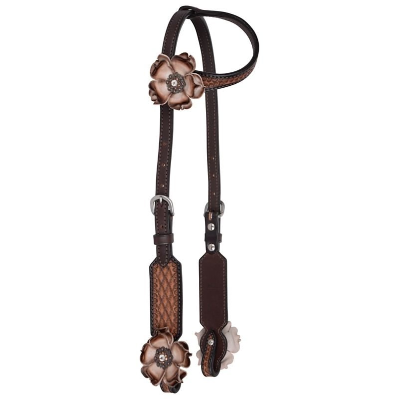 Circle Y Dusty Rose Vintage OneEar Headstall