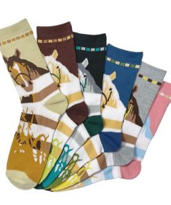 At the Fence Crew Socks 6 Pack