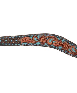 Alternative view of Circle Y Bronco Blue Texas Flower Breast Collar