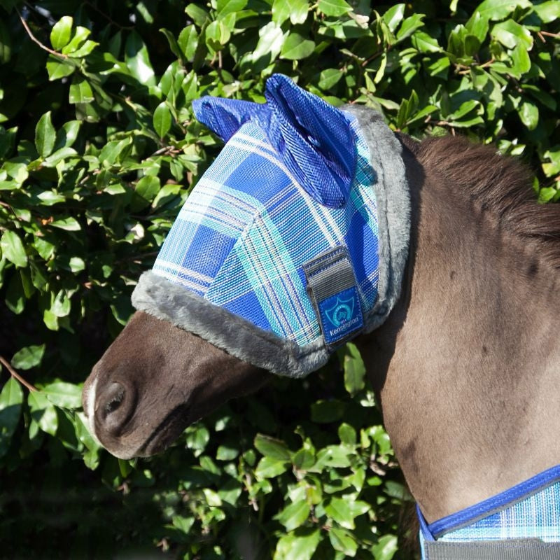 Kensington Miniature Signature Fly Mask with Plush Fl - Image 21