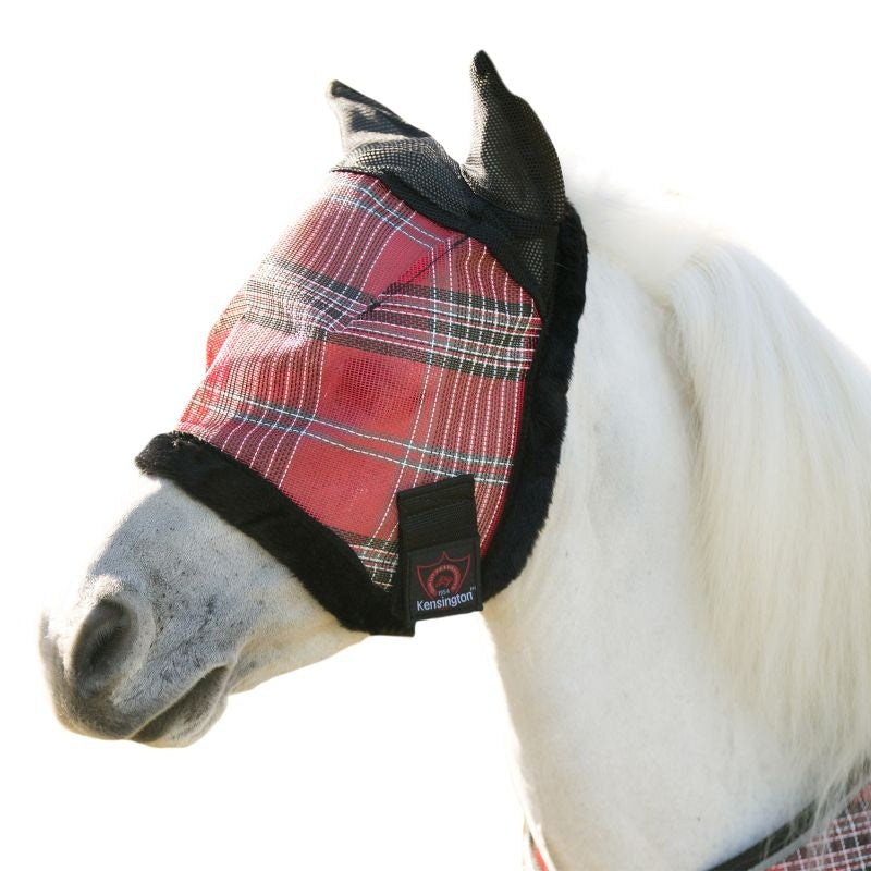 Kensington Miniature Signature Fly Mask with Plush Fl - Image 25