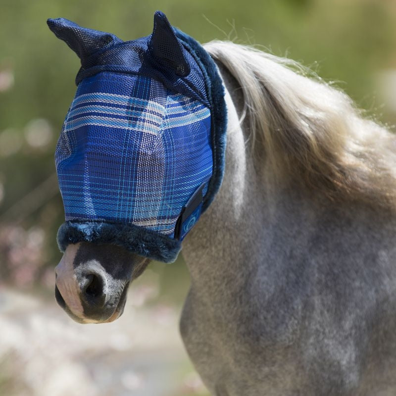 Kensington Miniature Signature Fly Mask with Plush Fl - Image 26