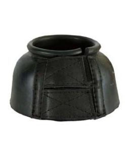 Basic Smooth Rubber Velcro Bell Boots