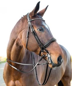 Horze Laelia Leather Reins with Stops