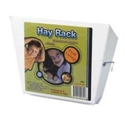 Hay Rack For Small Animal 10in x 10in x 17in White