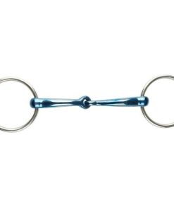 JP Korsteel Blue Steel Jointed Loose Ring Snaffle