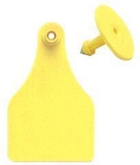Allflex Ear Tag Blank Extra Large Yellow