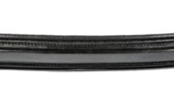 Aramas Sq Raised Padded 3/4in Browband Black Full