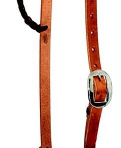 Cowboy Tack 3/4in Cowboy Knot Braided Ear Headstal