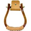 Equi-Sky 3 1/2in Wooden Bell Stirrups