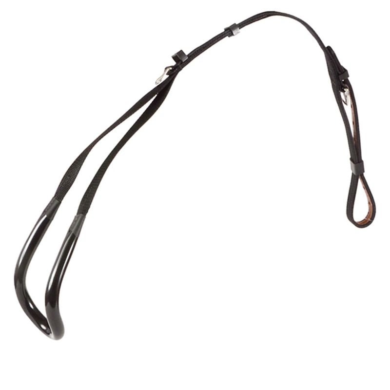 Feather-Weight Harness Crupper Long Black