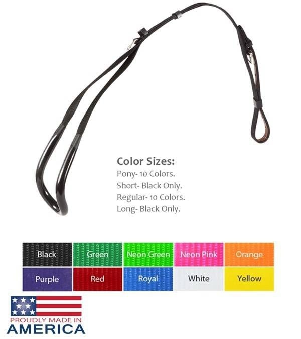 Feather-Weight Harness Crupper Long Black - Image 2