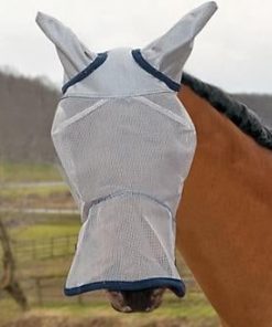 Alternative view of Defender Fly Mask Long Nose with Ears and Reflec