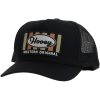 Hooey Sudan 5 Panel Trucker Hat with Rect Patch Black