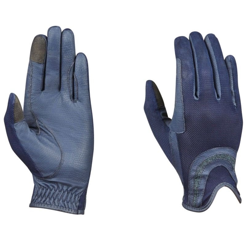 Dublin PullOn Glitter Riding Gloves - Image 2