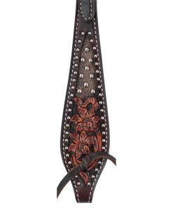 Alternative view of Circle Y Dark Flash AZ Flower Browband Headstall